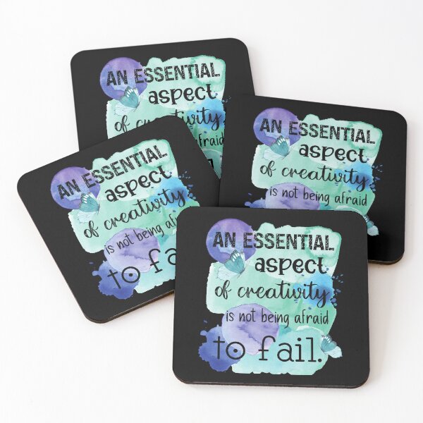 Item preview, An essential aspect of creativity is not being afraid to fail.  designed and sold by EvergreenWhimsy.