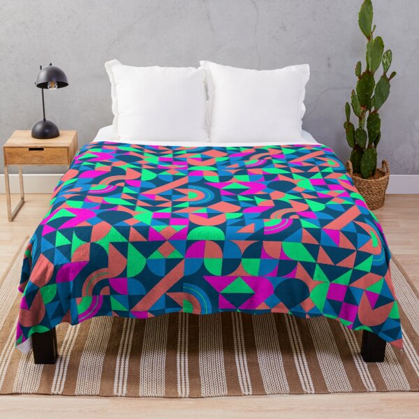 Item preview, geometric colorful patterns conceptual Art - Abstract Neo Geo graphic design designed and sold by Design Repo.