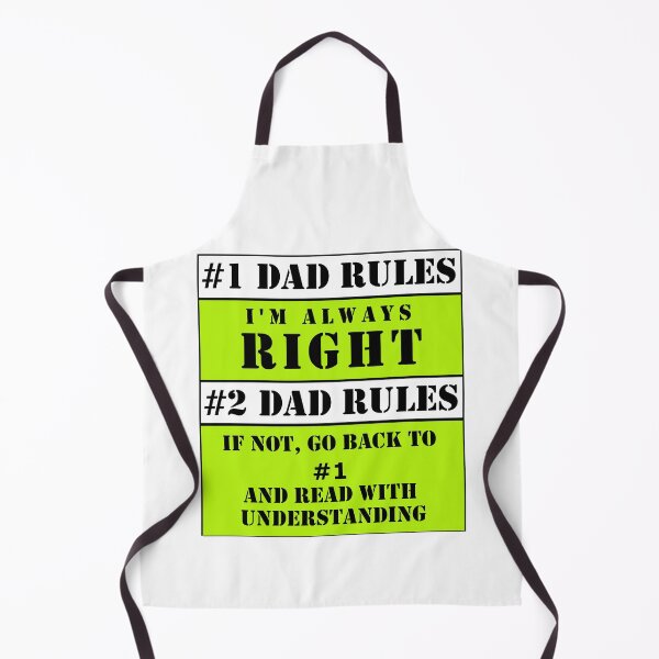 Item preview, Dad Is Always Right - Dad Rules (frame) designed and sold by K0tK0tu.