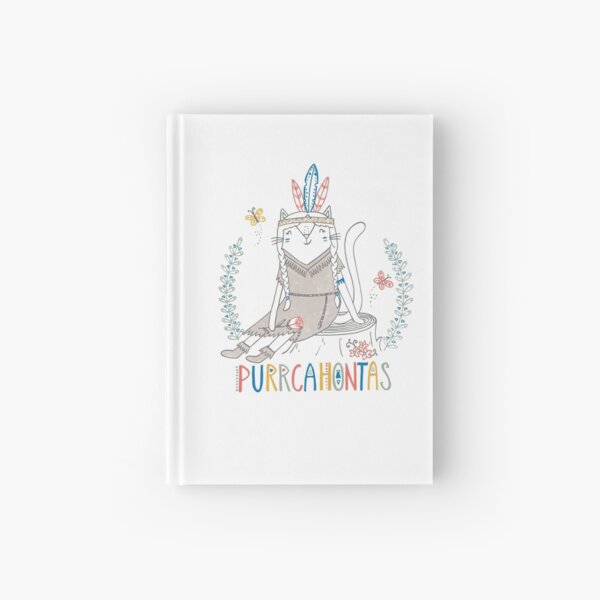 Purrcahontas Hardcover Journal