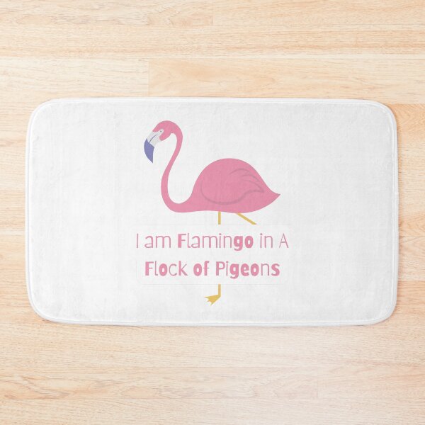 Item preview, I Am Flamingo In A Flock Of Pigeons designed and sold by azy2shop.