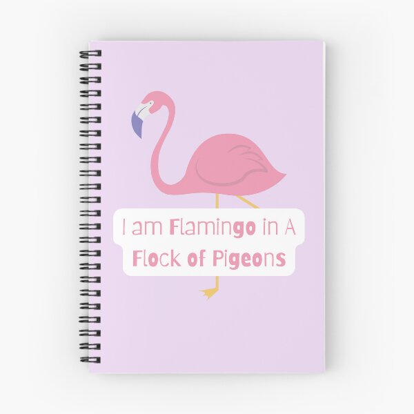 Item preview, I Am Flamingo In A Flock Of Pigeons designed and sold by azy2shop.