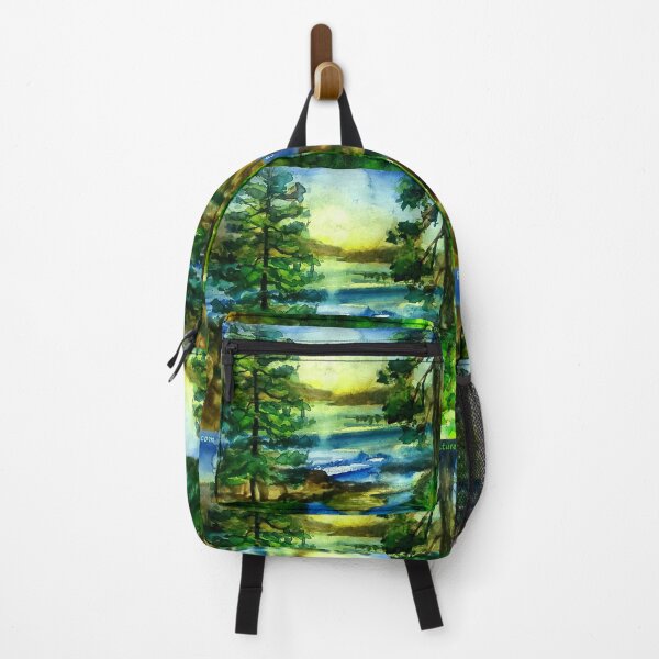 Item preview, Big Bear Lake through the Forest Trees designed and sold by signaturelaurel.