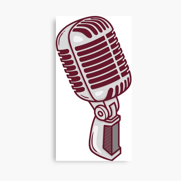 Item preview, Retro microphone designed and sold by Islanr.
