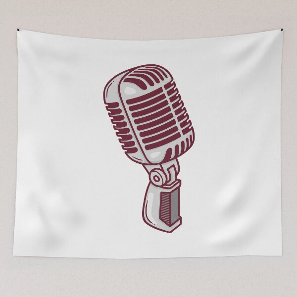 Item preview, Retro microphone designed and sold by Islanr.