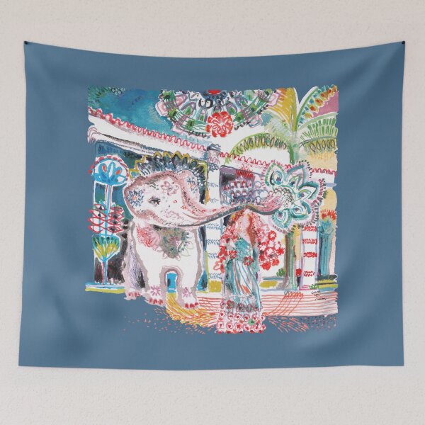 Item preview, Lakshmi Elephant at the Temple designed and sold by Sylke Gande.