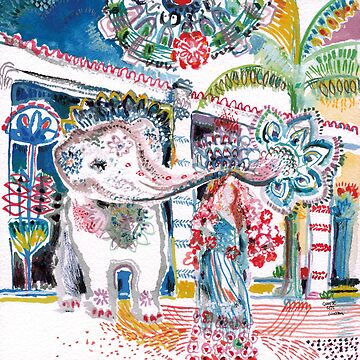 Vorschaubild zum Design Lakshmi Elephant at the Temple von Sylke Gande