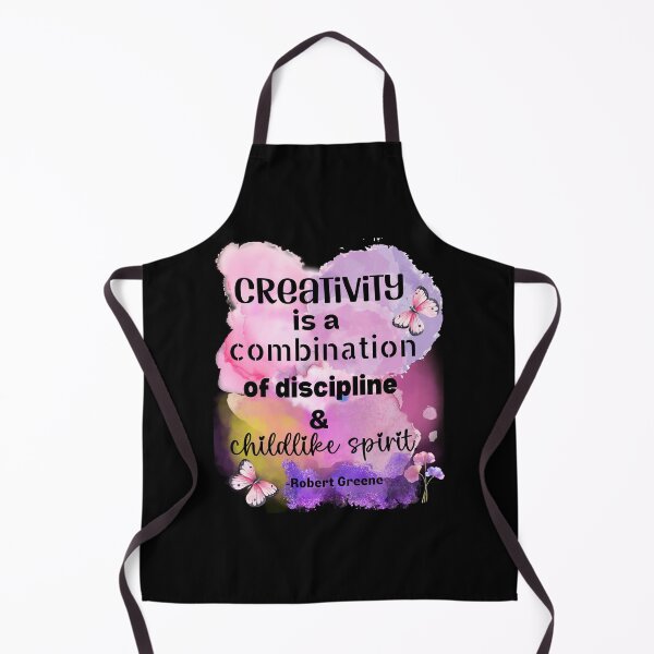 Item preview, Creativity is a combination of discipline and a childlike spirit designed and sold by EvergreenWhimsy.