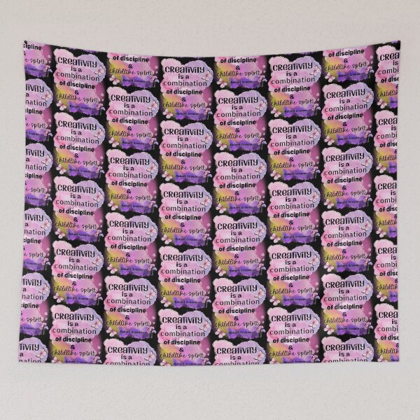 Item preview, Creativity is a combination of discipline and a childlike spirit designed and sold by EvergreenWhimsy.