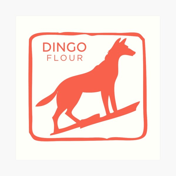 Dingo Flour Art Print