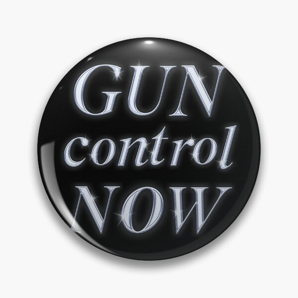 Item preview, gun control now_shiny silver y2k designed and sold by quinnhopp.