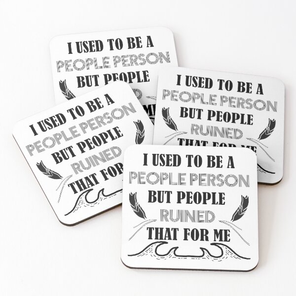 Item preview, I Used To Be A People Person Funny Sarcastic designed and sold by OSTONSHOP.