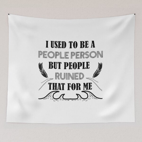 Item preview, I Used To Be A People Person Funny Sarcastic designed and sold by OSTONSHOP.