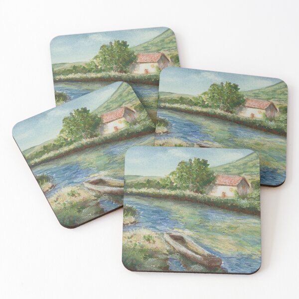 Item preview, Boat on the water - Pastel landscape - James Sheppard (proceeds to charity) designed and sold by james-sheppard.