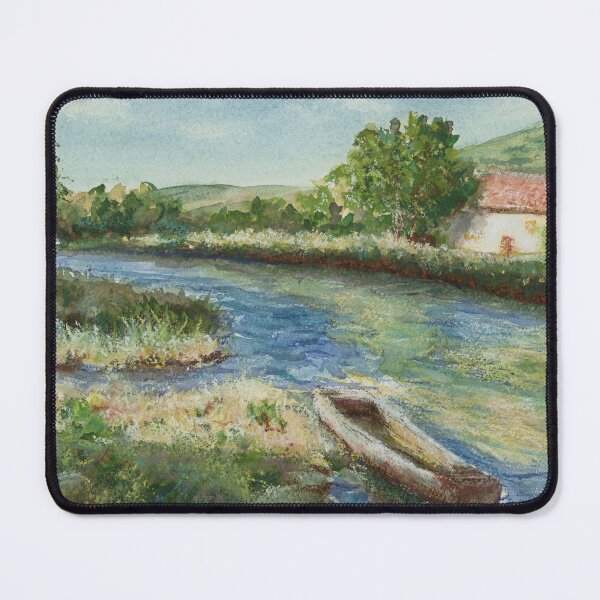 Item preview, Boat on the water - Pastel landscape - James Sheppard (proceeds to charity) designed and sold by james-sheppard.