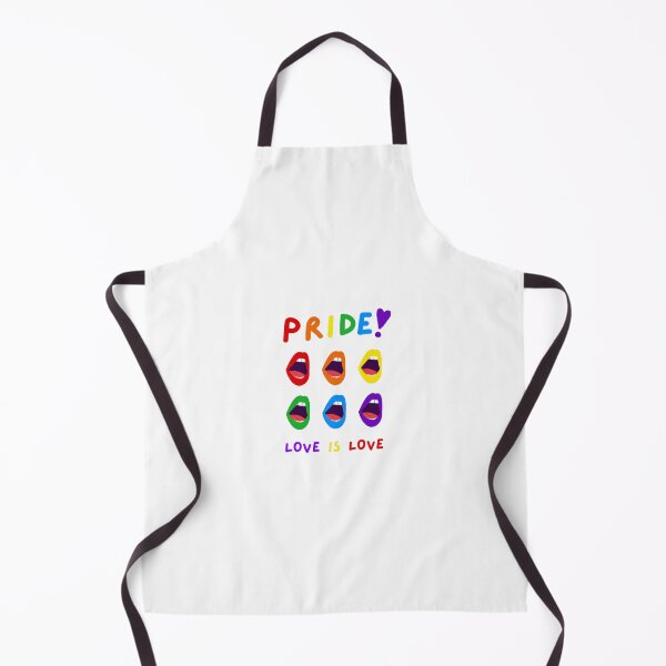 Item preview, Love Pride? Shout it out with these rainbow lips! designed and sold by AbiLeads.