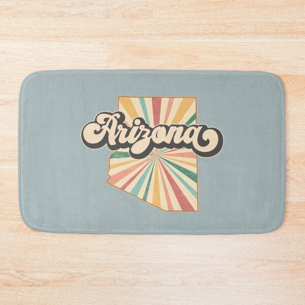 Item preview, Arizona Fan Retro State, Vintage Groovy Arizona Map, Distressed America Gift designed and sold by Cátia Lima.