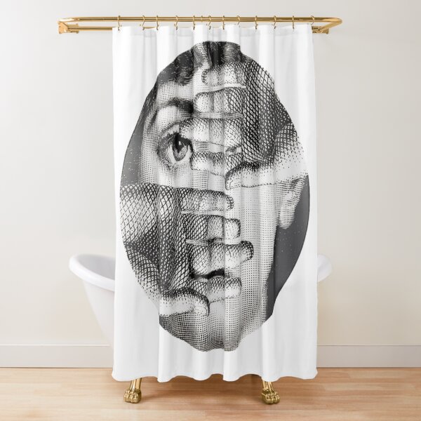 African American Woman Shower Curtain Afro Girl Black Art Funk Hip Hop Soul Jazz 