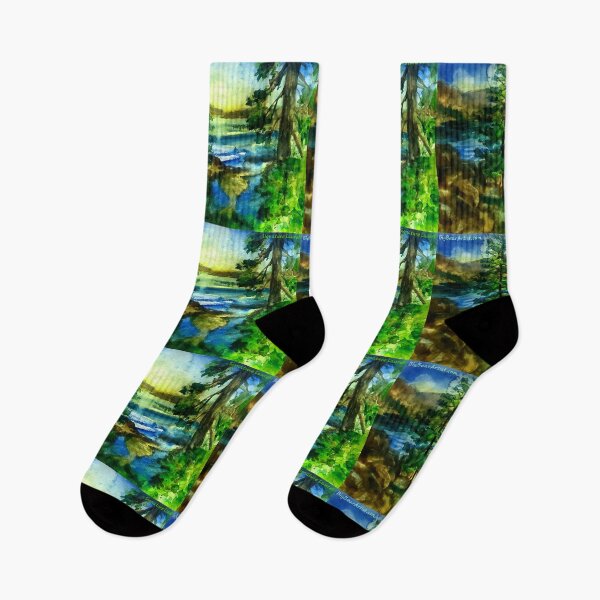 Item preview, Big Bear Lake through the Forest Trees designed and sold by signaturelaurel.