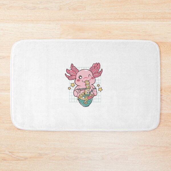 Item preview, kawaii-axolotl-ramen-cartoon-t-shirt-design. designed and sold by JAMALSTORE92.