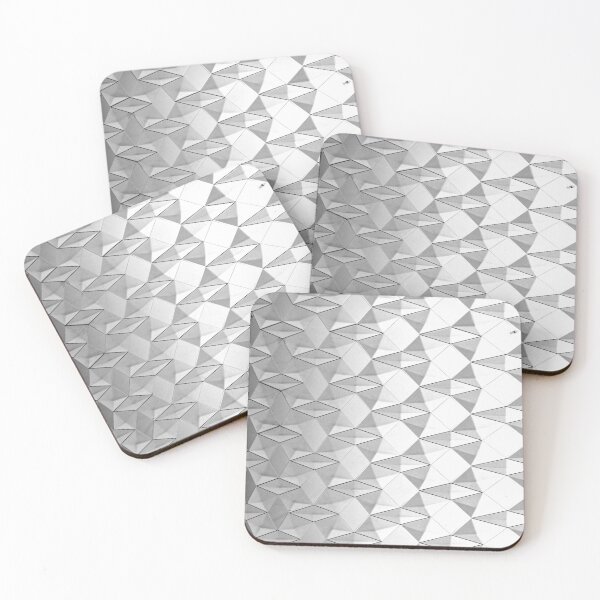 Item preview, PATTERN DESIGN STUDY #42 – Abstract Silver Grey Diamond Shapes designed and sold by DEL-Productions.