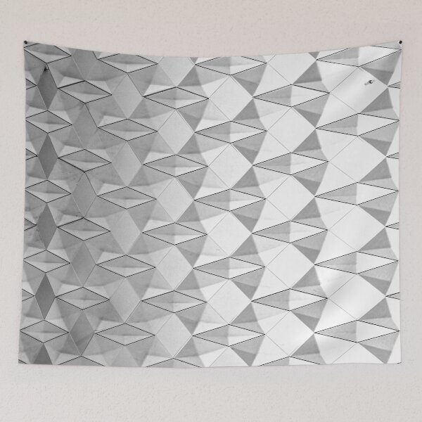 Item preview, PATTERN DESIGN STUDY #42 – Abstract Silver Grey Diamond Shapes designed and sold by DEL-Productions.