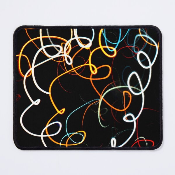 Item preview, PATTERN DESIGN STUDY #41 – Colorful Abstract of Twirling Light with Open Shutter designed and sold by DEL-Productions.