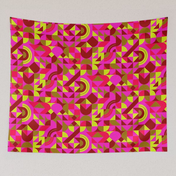 Item preview, geometric colorful patterns conceptual Art - Abstract Neo Geo graphic design designed and sold by Design Repo.