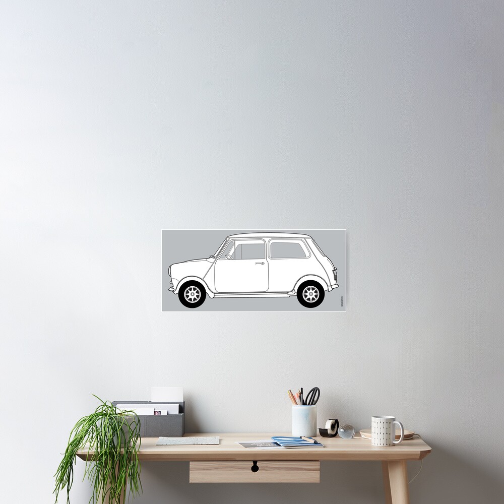 Morris Mini Cooper Poster