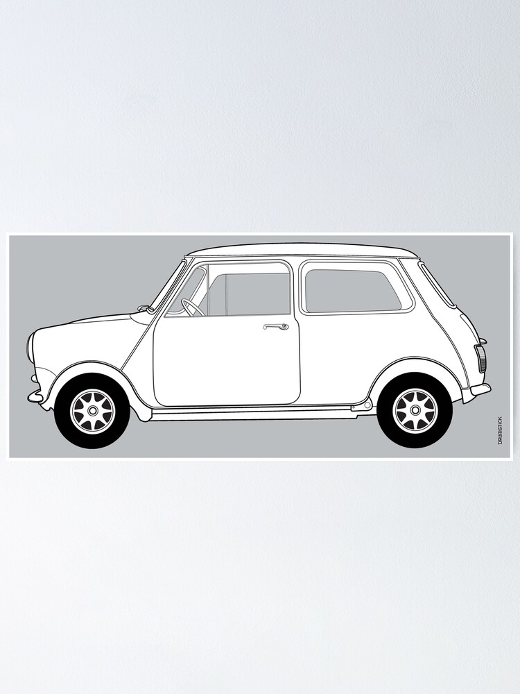 Alternate view of Morris Mini Cooper Poster
