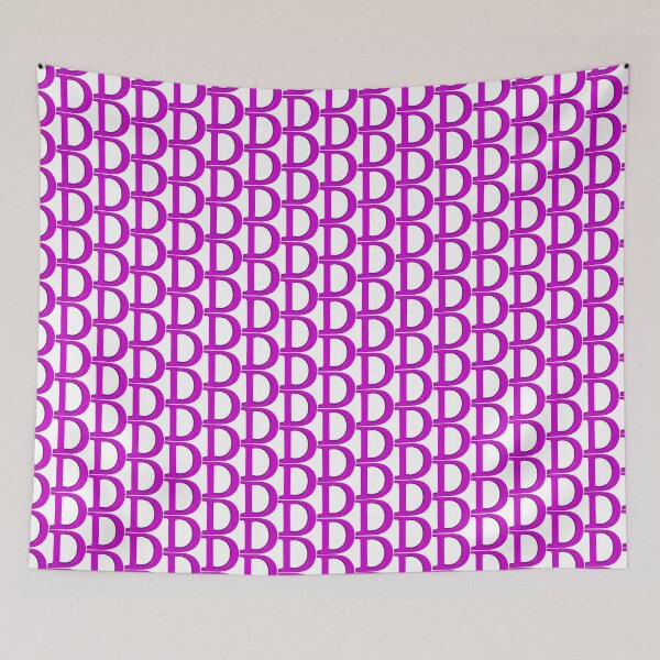 Aperçu de l'œuvre The Letter D Dimensional Magenta 5748 créée et vendue par Art in My Loft.