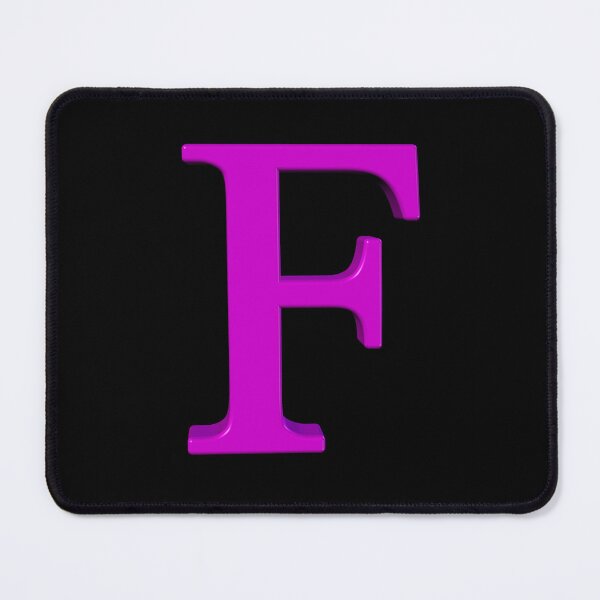 Item preview, The Letter F Dimensional Magenta 5748 designed and sold by Art in My Loft.
