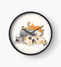 Cat Nap (Siesta Zeit) Uhr