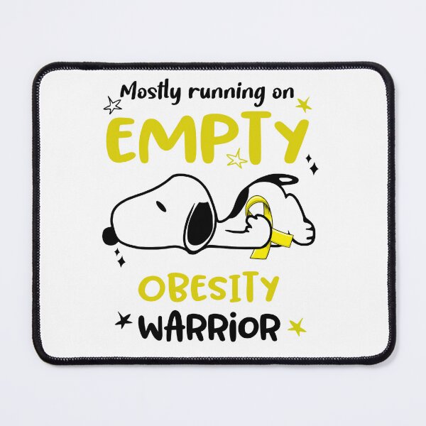Item preview, Mostly Running on Empty Obesity Warrior designed and sold by Wlsnpeggy.