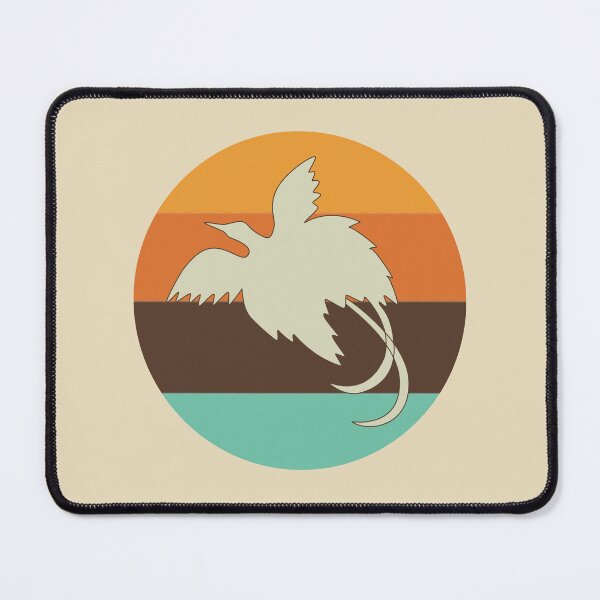 Item preview, Retro Bird of Paradise and Sunset, Papua New Guinea designed and sold by PNG-pikinini.