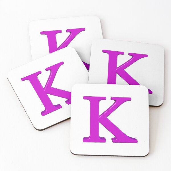 Item preview, The Letter K Dimensional Magenta 5748 designed and sold by Art in My Loft.