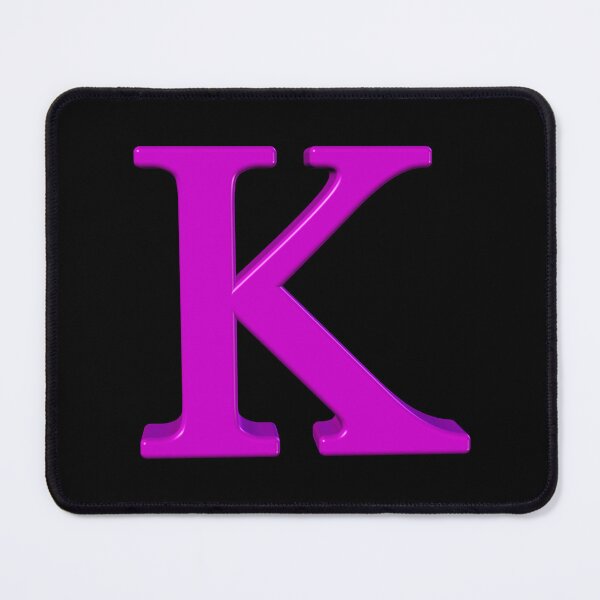 Item preview, The Letter K Dimensional Magenta 5748 designed and sold by Art in My Loft.
