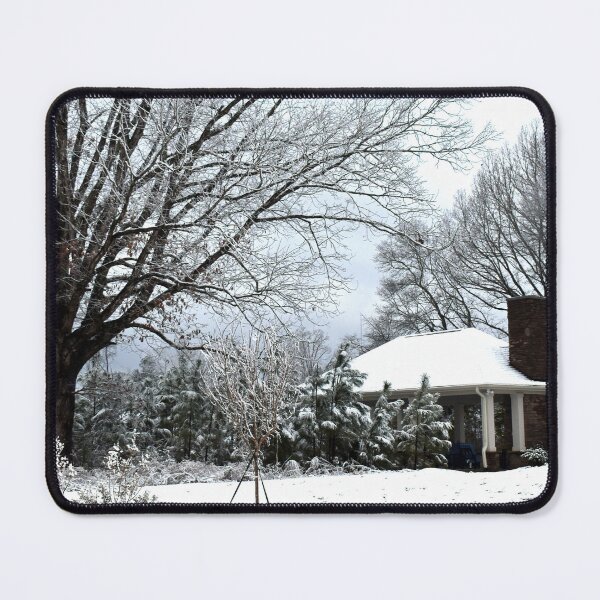Item preview, Neighborhood Gathering Space Under Snow designed and sold by bertsworks300.