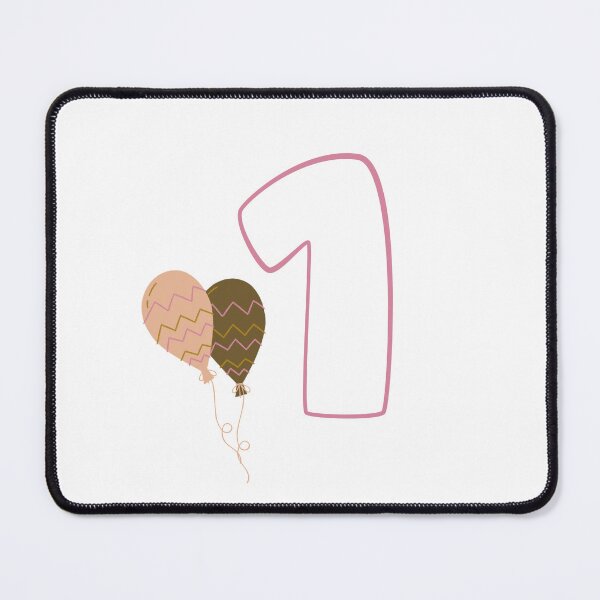 Item preview, 1st Birthday with Balloons designed and sold by UnicornTrinity.