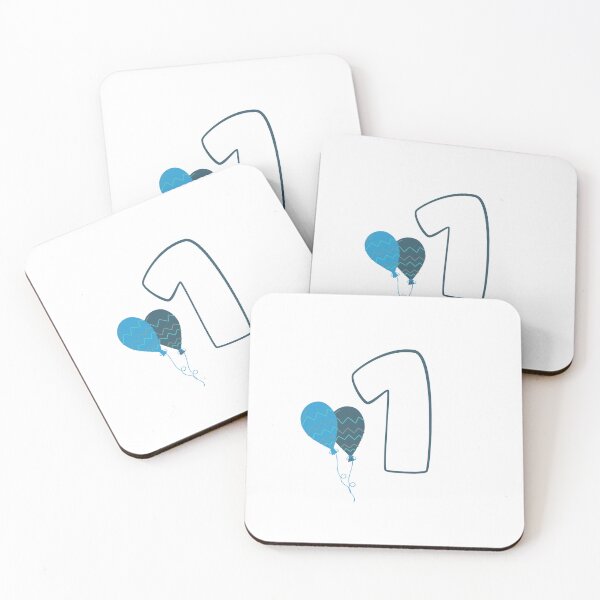Item preview, 1st Birthday with Balloons designed and sold by UnicornTrinity.
