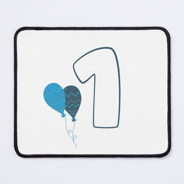 Item preview, 1st Birthday with Balloons designed and sold by UnicornTrinity.
