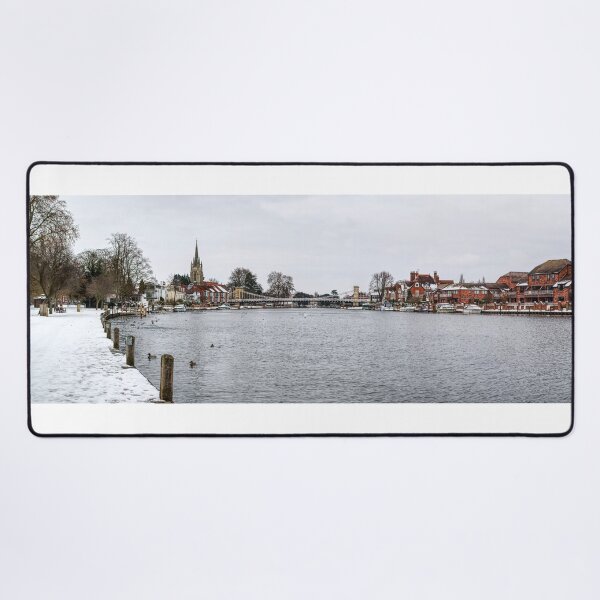 Item preview, Panorama of Marlow Bridge in Winter designed and sold by days-photographic.