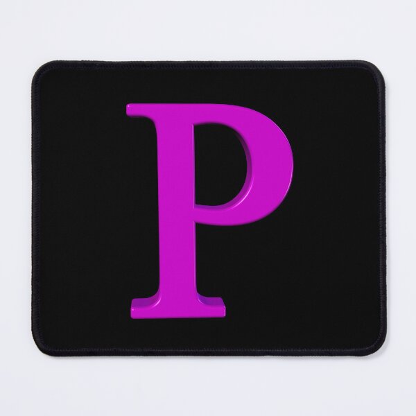 Item preview, The Letter P Dimensional Magenta 5748 designed and sold by Art in My Loft.