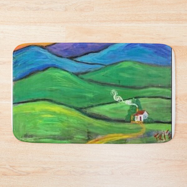 Item preview, Cabin in the Blue Ridge Mountains at sunset by Charlie Frye designed and sold by FryeFolkArt.
