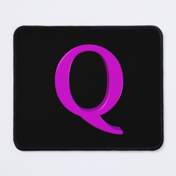 Item preview, The Letter Q Dimensional Magenta 5748 designed and sold by Art in My Loft.