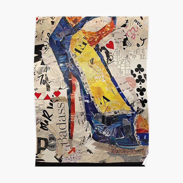 Red Bottom Heels Louboutin Classic Black Pumps Poster, Zazzle