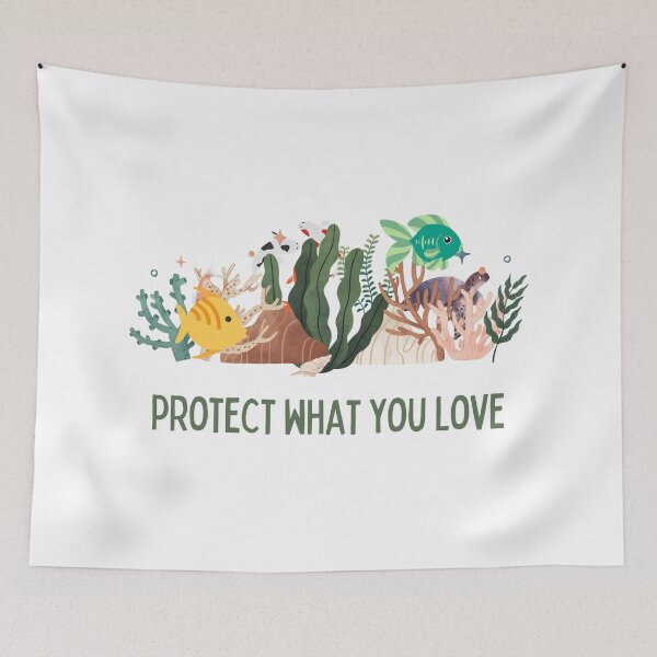 Item preview, Save the ocean protect what you love designed and sold by huape.