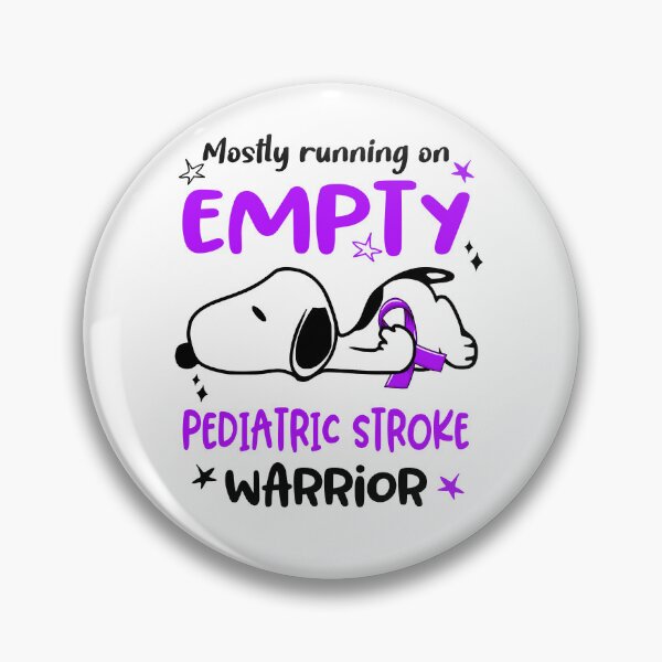 Item preview, Mostly Running on Empty Pediatric Stroke Warrior designed and sold by Wlsnpeggy.