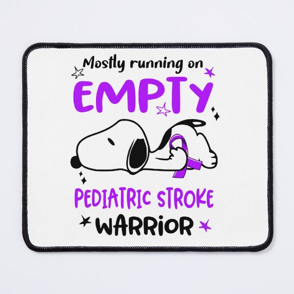 Item preview, Mostly Running on Empty Pediatric Stroke Warrior designed and sold by Wlsnpeggy.