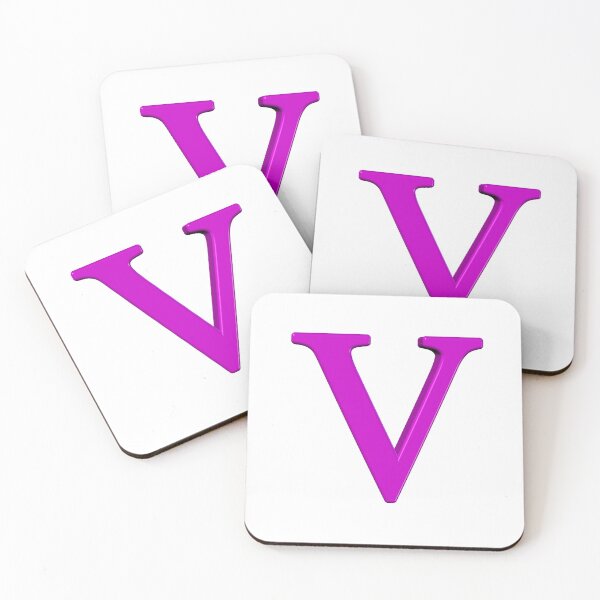 Item preview, The Letter V Dimensional Magenta 5748 designed and sold by Art in My Loft.